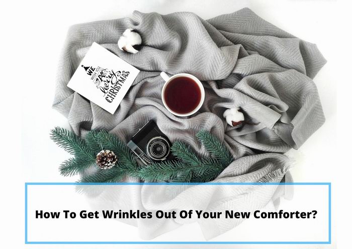 how to get wrinkles out of new comforter