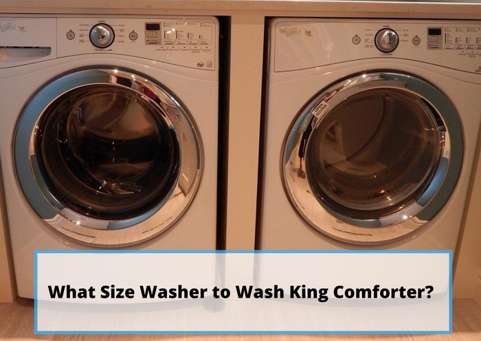 what size washer to wash king comforter