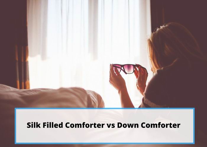 silk filled comforter vs down